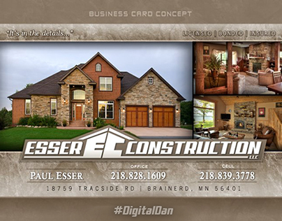 Esser Construction | Logo/ Business Card