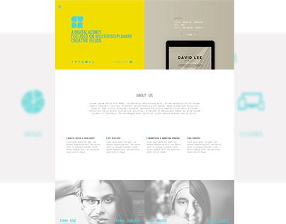 CUBE - Free .Psd Template