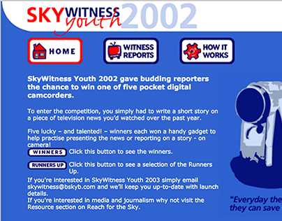 Sky News Witness microsites