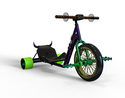 triciclo todo terreno-render-Modelado 3D