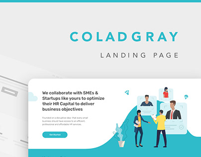 ColadGray Landing page