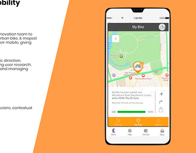 Service Design - Mobility tracker for urban cyclists