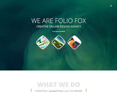 Folio Fox WordPress Theme 