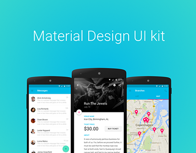 Material Design UI Kit