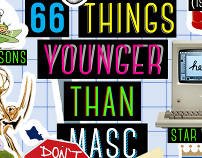 66 Things Younger than MASC | #MASCBirthday