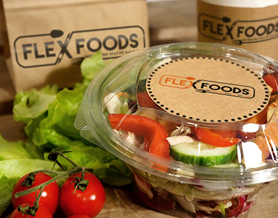 Flex Foods Logo Design