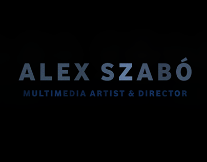 ALEX SZABÓ - SHOWREEL 2022