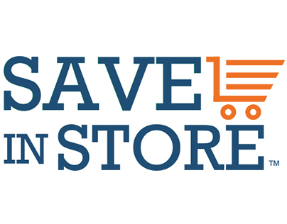 SaveInStore branding and visual design of website