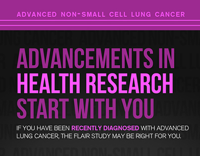 FLAIR Advanced lung cancer recruitment brochure