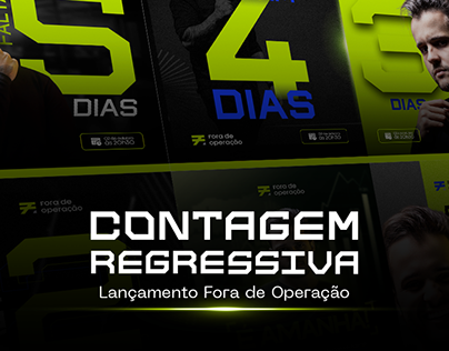 Contagem Regressiva de Lançamento digital