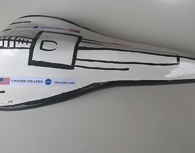 Modelo de Apresentação de uma aeronave espacial