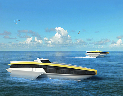 Project of passenger hydrofoil for Gulf of Gdańsk