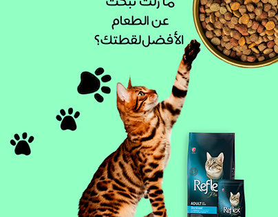 Reflex - Cat and Dog Food social media campaign