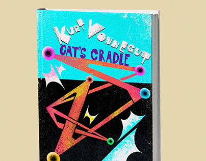 Kurt Vonnegut - "Cat's Cradle" book cover art