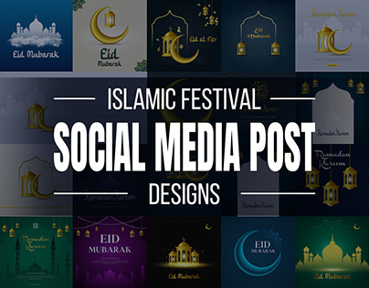 Islamic festival social media post template