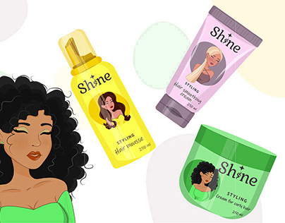 Beauty products packaging - Shine