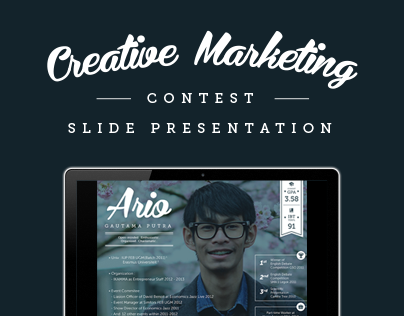 Creative Marketing Contest Slide Presentation