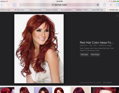 Red hair color