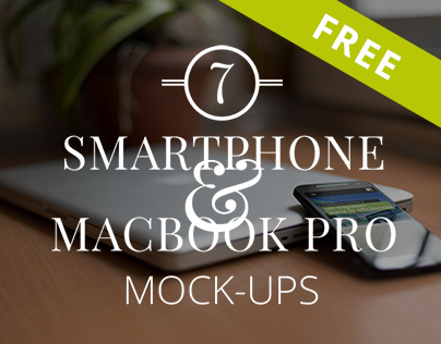 7 FREE Smartphone & Notebook PSD Mockups