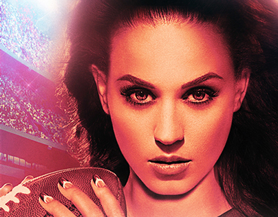 Katy Perry - Super Bowl 49th Halftime Show Promo Poster