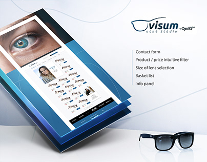 UI/UX glasses e-shop