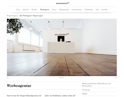 Webdesign / Programming - www.wagnerwagner.de