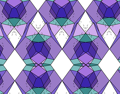 PurpleCubeCat | Vector Pattern