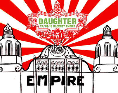 Daughter - Hackney Empire Show Poster