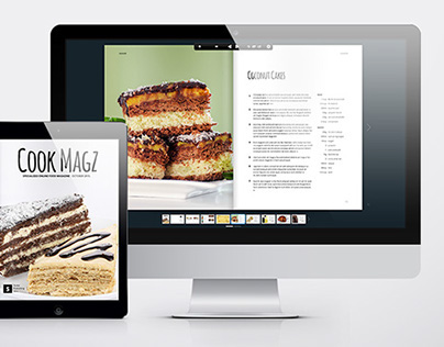 Beautiful Food Magazine Template for InDesign