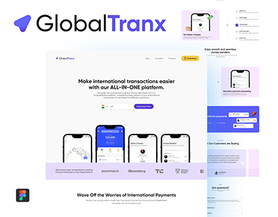 GlobalTranx - Landing Page