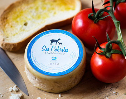Cheese Label Design: Ses Cabretes