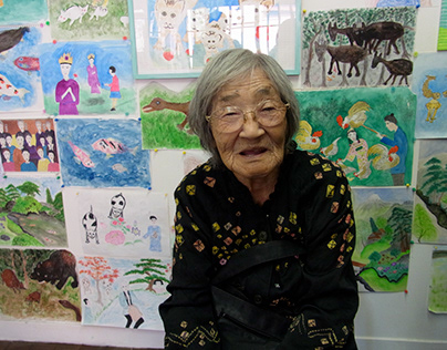 Project thumbnail - EI HIJIKATA'S ART (1914-2016)　NEKONOKOおばあちゃんの絵