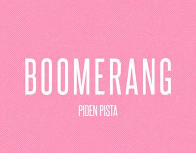 Boomerang Official Lyric Video -  Animation