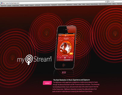 MyStream, APP Design | Microsite