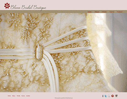 Project thumbnail - Bridal Web Shop Design incl Logo Design/Branding