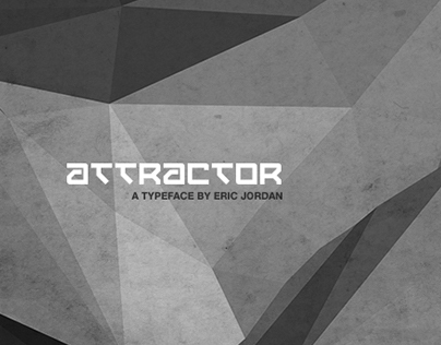 "Attractor" Typeface Design (Free)