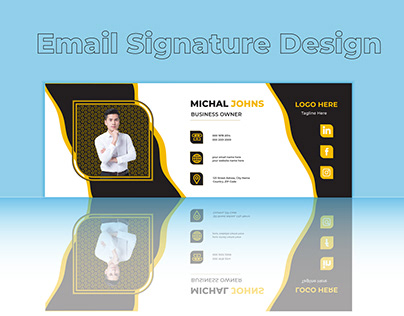 Magic Email Signature design.