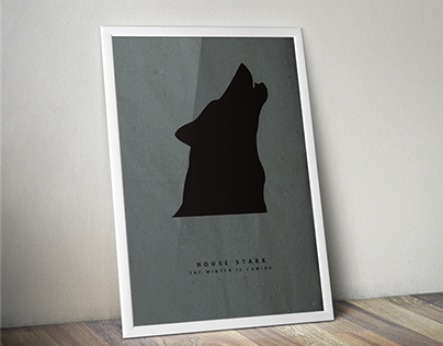 House Stark - Minimal Poster