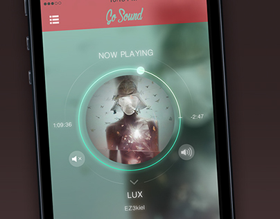 GUI Music Player Concept