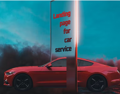 Landing Page For Car Service/Service Station