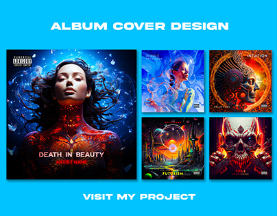 I will design Stunning Mixtape, Futuristic Album Cover