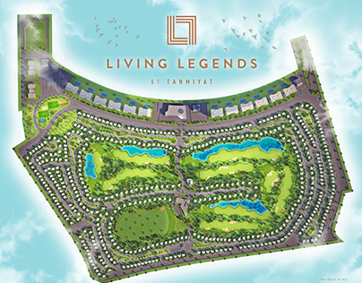 Dubai Living Legends village map