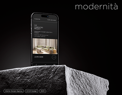 Modernita | Corporate website design concept