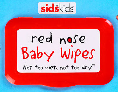 Red Nose Baby Wipes