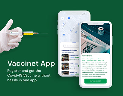 Mini Bootcamp from BWA: UIUX Study Case Vaccinet App