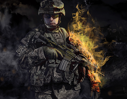 Client wanted a battlefield 3 digital painting. 