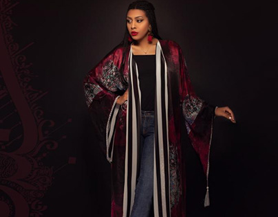 Fashion shoot for sanaa Abo hajar fashion designer