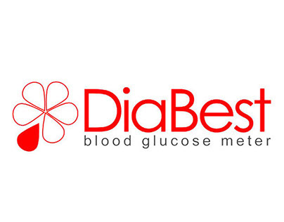 "Diabest" blood glucose meter logo