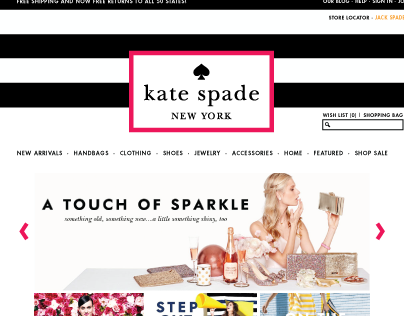 Kate Spade Website Redesign