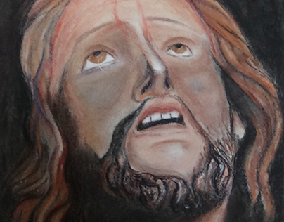 Jesus with Dry Crayons